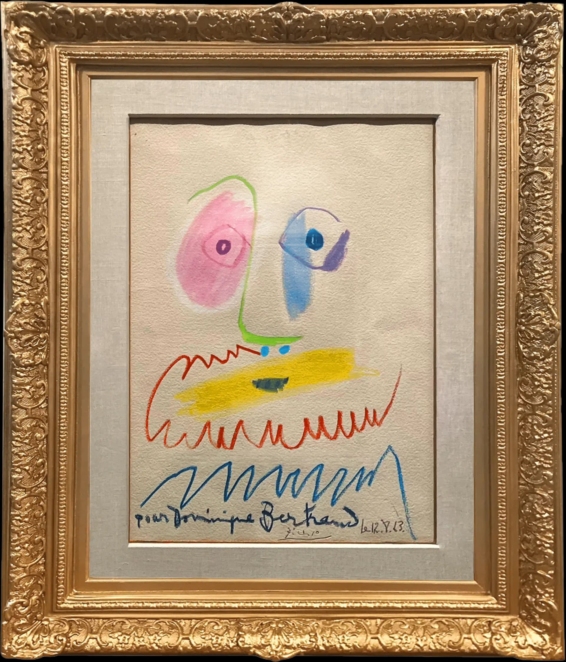 Tête d’Homme Barbu by Pablo PICASSO